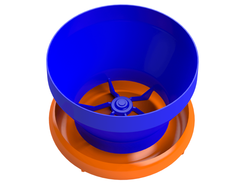 Imagem Comedouro Tubular Plástico Corti Avioeste 5kg